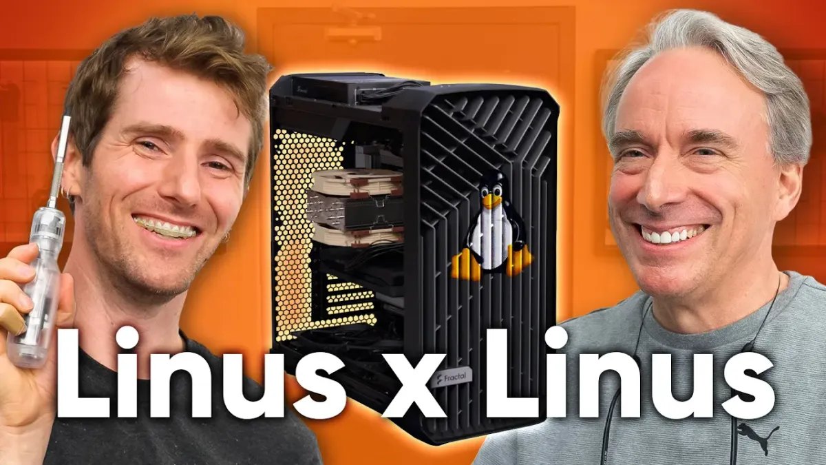 Building the PERFECT Linux PC with Linus Torvalds